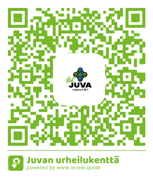 Image of the QR linking to the Juvan urheilukenttä
