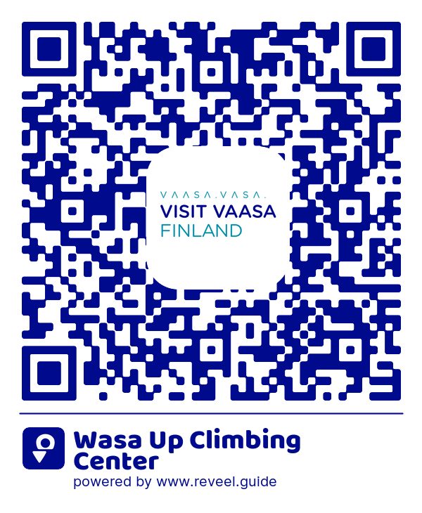 Image of the QR linking to the Wasa Up - klättringscenter