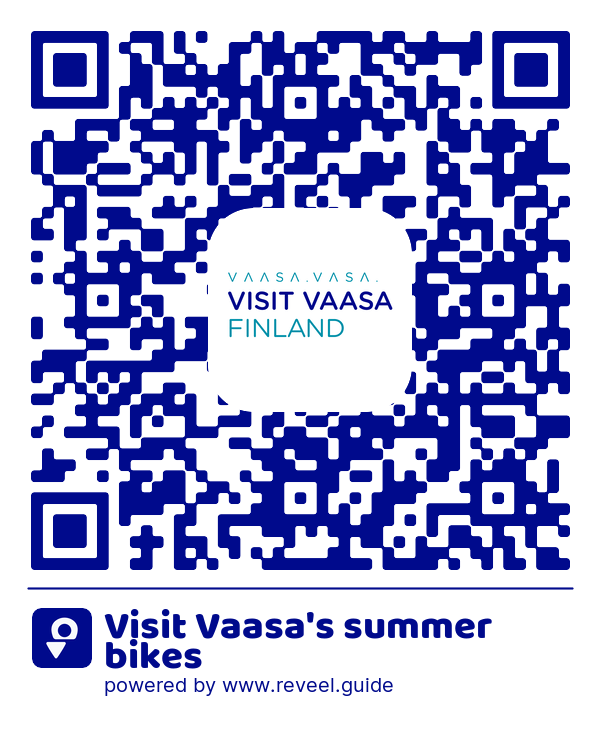 Image of the QR linking to the Visit Vaasa's summer bikes