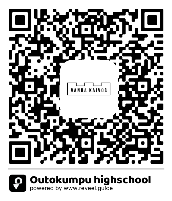 Image of the QR linking to the Outokumpu highschool