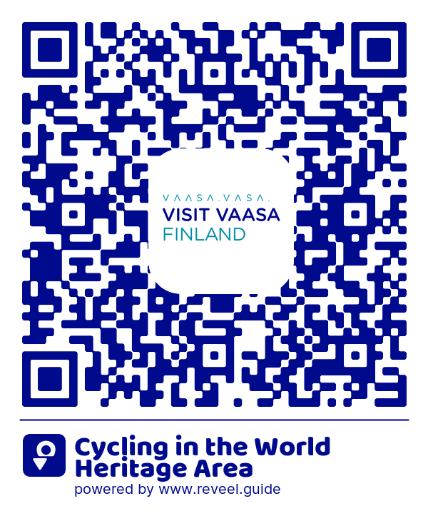 Image of the QR linking to the Cycling in the World Heritage Area