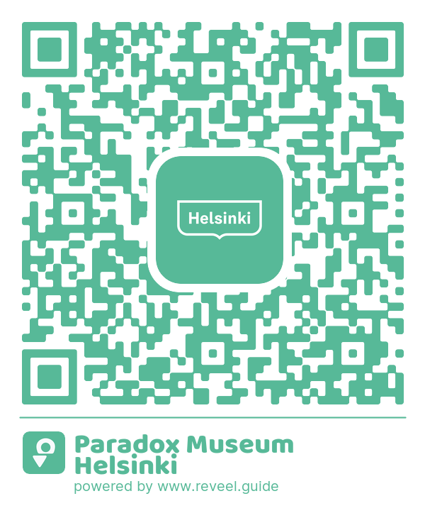 Image of the QR linking to the Paradox Museum Helsinki