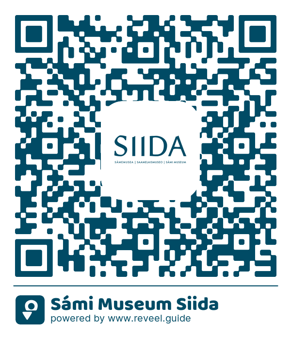 Image of the QR linking to the Sámi Museum Siida