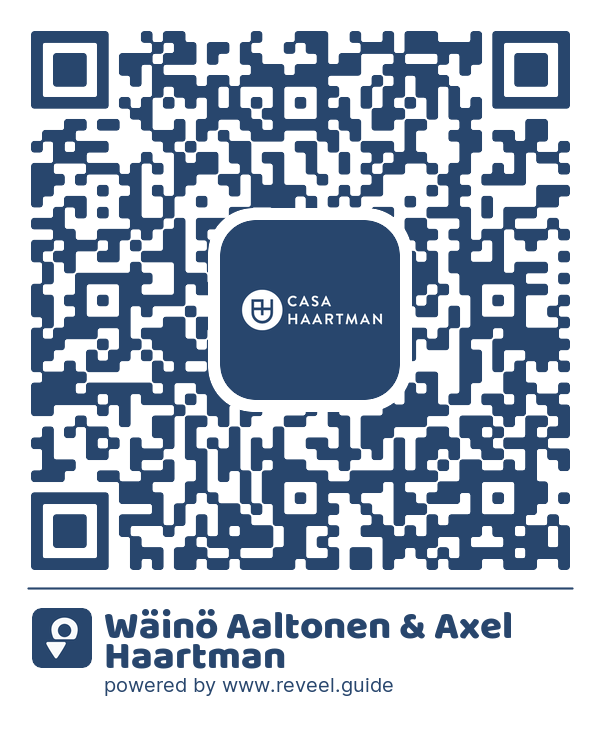 Image of the QR linking to the Wäinö Aaltonen & Axel Haartman