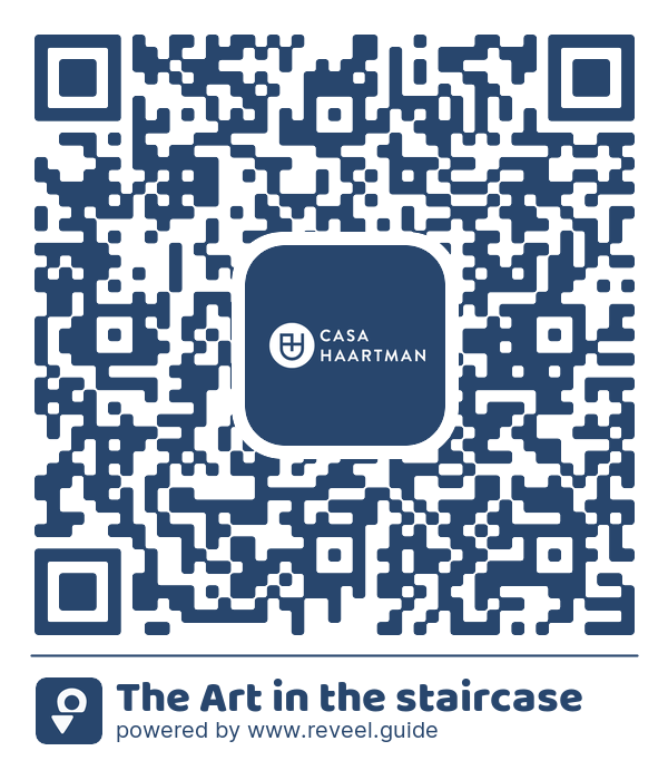 Image of the QR linking to the The Art in the staircase