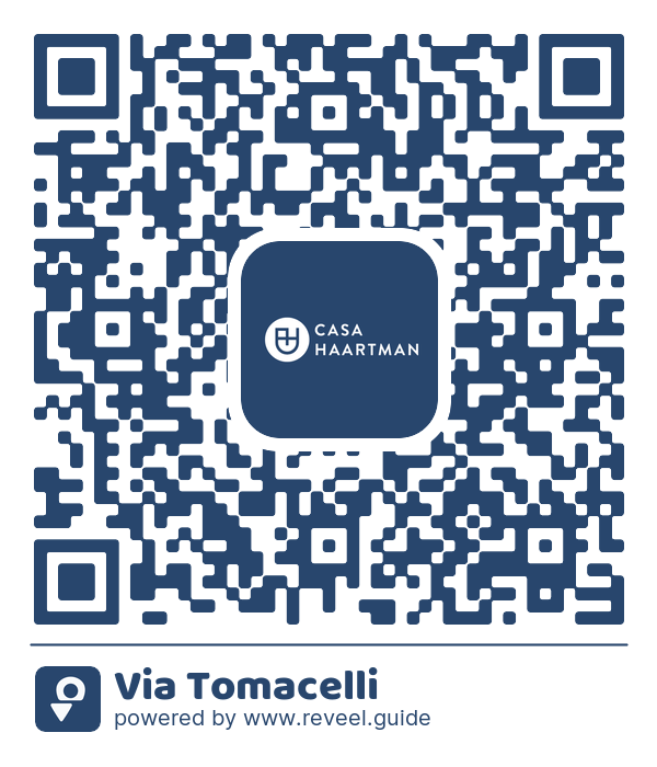 Image of the QR linking to the Via Tomacelli
