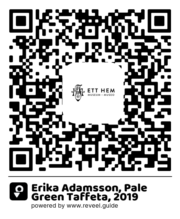 Image of the QR linking to the Erika Adamsson, Pale Green Taffeta, 2019