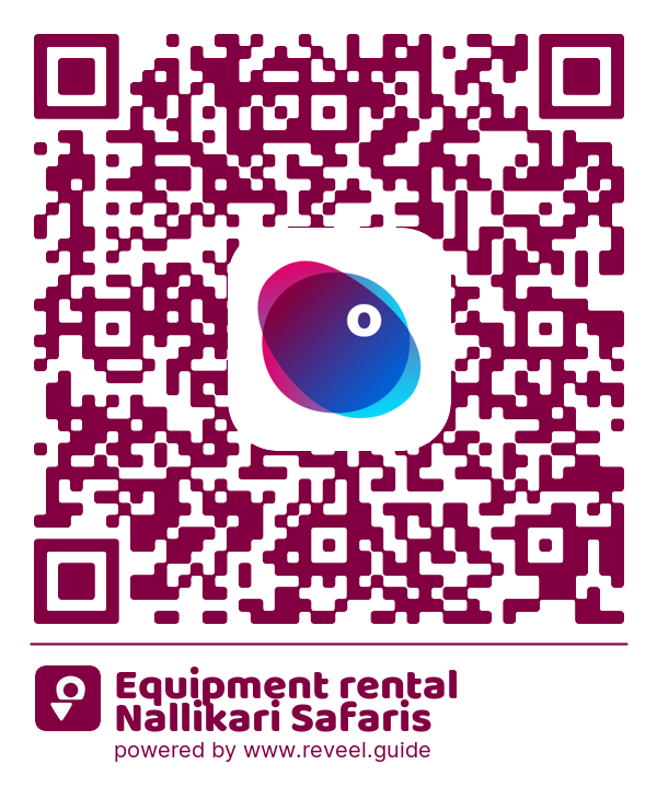 Image of the QR linking to the Equipment rental Nallikari Safaris