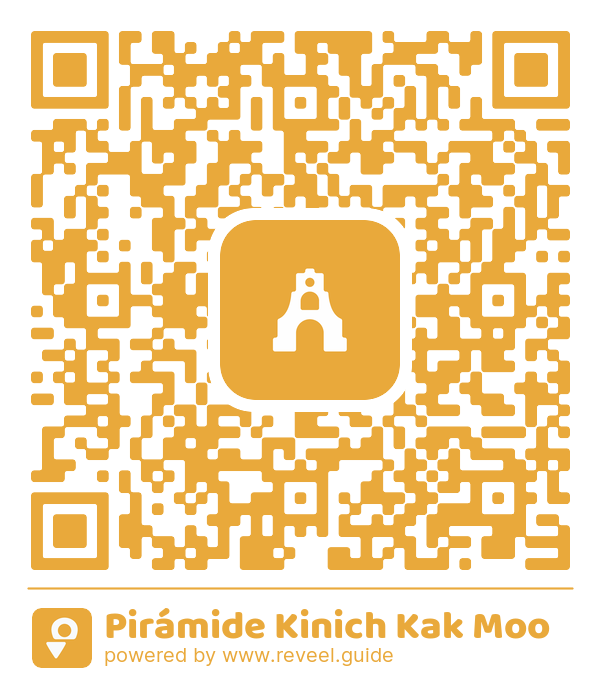 Image of the QR linking to the Pirámide Kinich Kak Moo