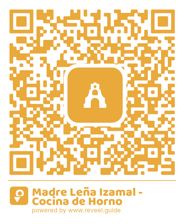 Image of the QR linking to the Madre Leña Izamal - Cocina de Horno