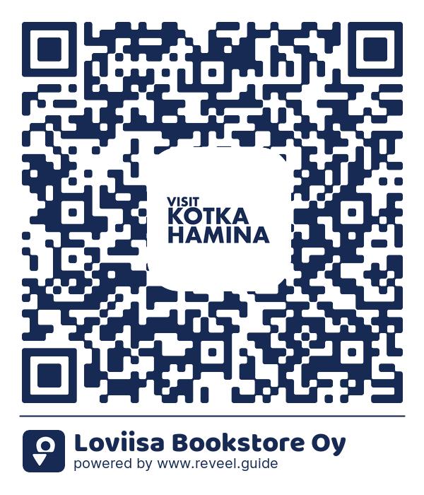 Image of the QR linking to the Loviisa Bookstore Oy