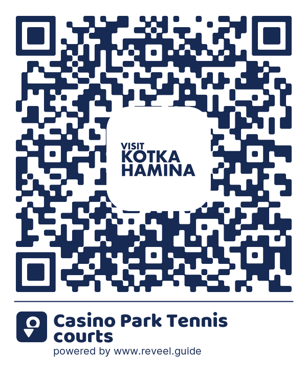Image of the QR linking to the Casino Park Tennisbanor