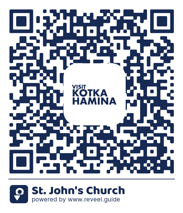 Image of the QR linking to the St. John's Church