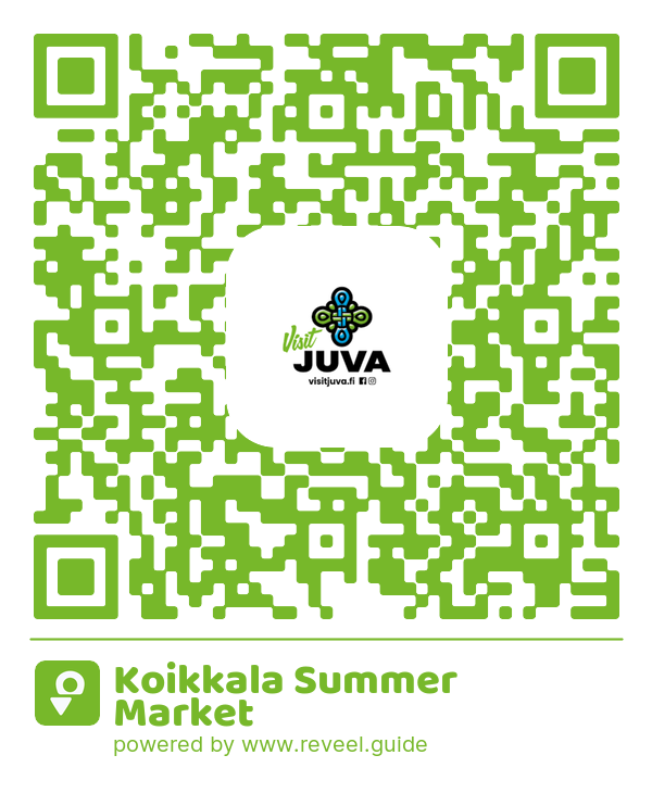 Image of the QR linking to the Koikkala Summer Market