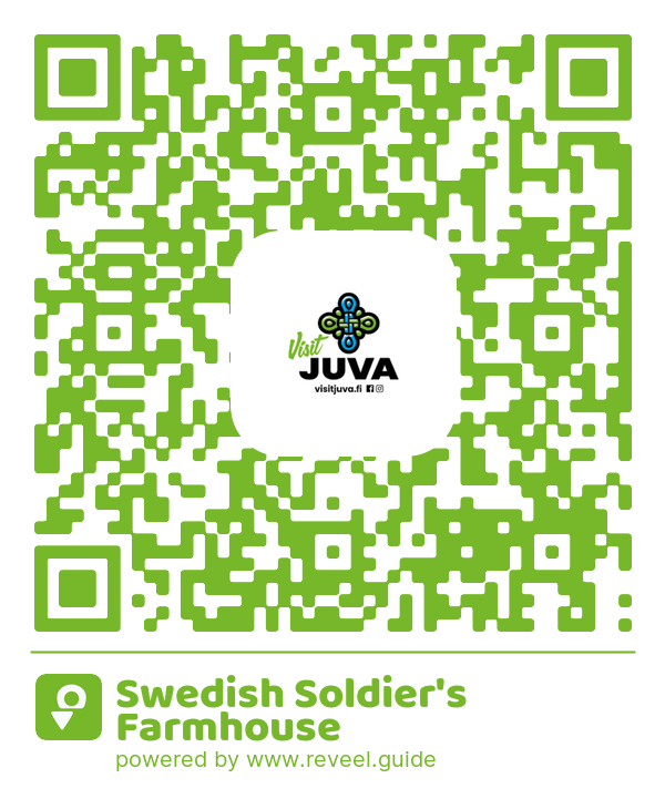 Image of the QR linking to the Swedish Soldier's Farmhouse