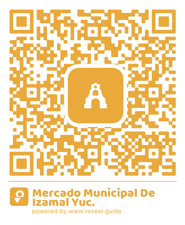 Image of the QR linking to the Mercado Municipal De Izamal Yuc.
