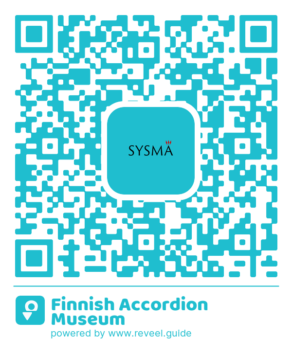 Image of the QR linking to the Finnish Accordion Museum