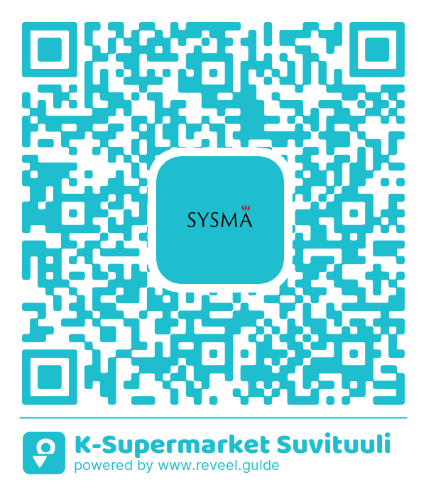 Image of the QR linking to the K-Supermarket Suvituuli