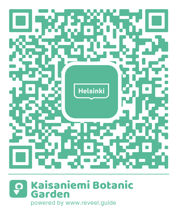 Image of the QR linking to the Kaisaniemi Botanic Garden