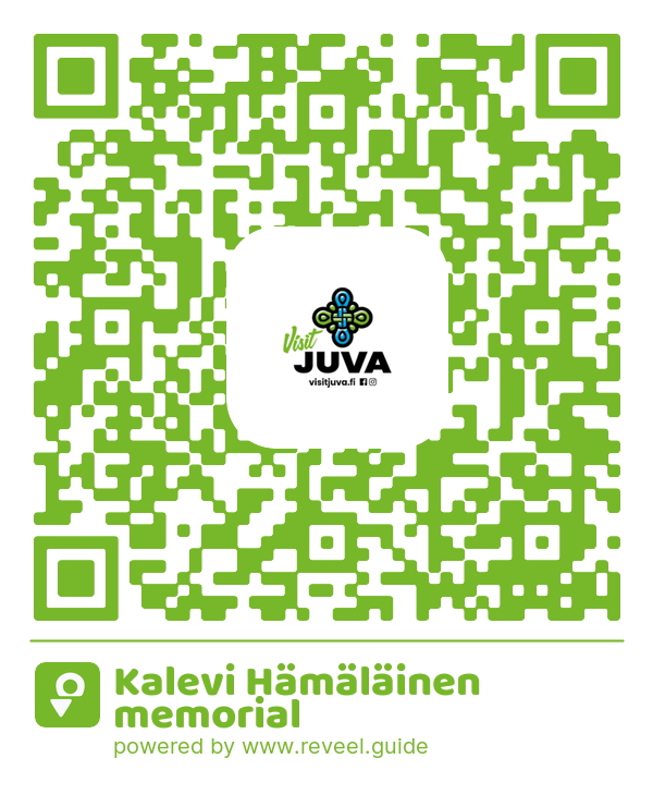 Image of the QR linking to the Kalevi Hämäläinen memorial