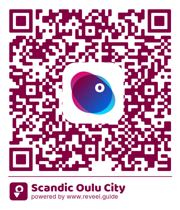 Image of the QR linking to the Scandic Oulu City
