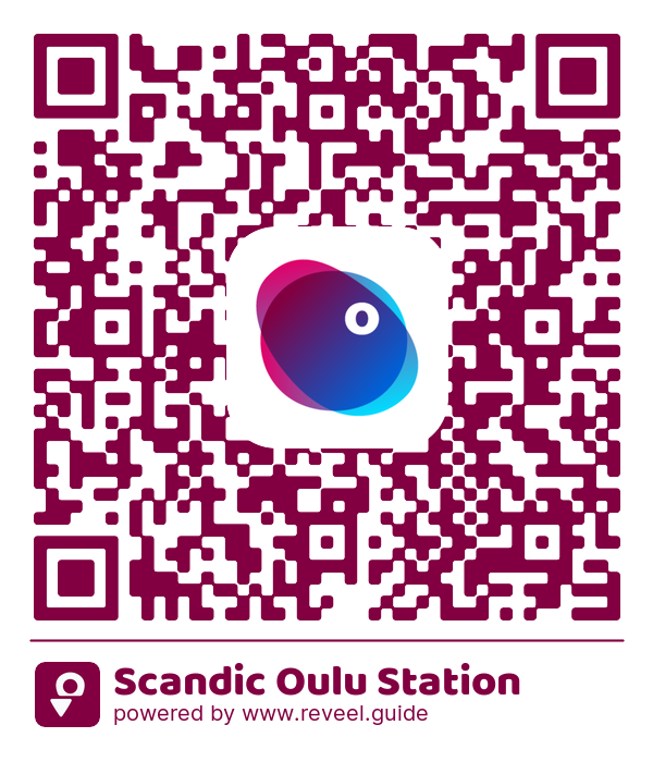 Image of the QR linking to the Scandic Oulu Station
