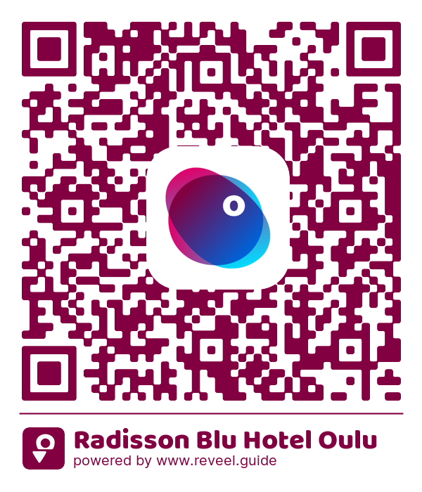 Image of the QR linking to the Radisson Blu Hotel Oulu