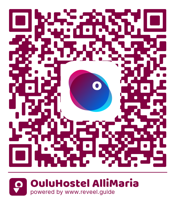 Image of the QR linking to the OuluHostel AlliMaria