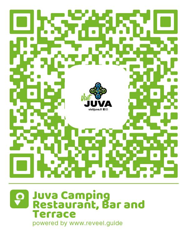 Image of the QR linking to the Juva Camping Restaurant, Bar and Terrace