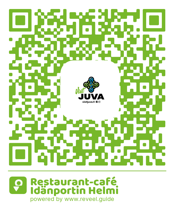 Image of the QR linking to the Restaurant-café Idänportin Helmi