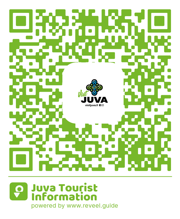 Image of the QR linking to the Juva Tourist Information