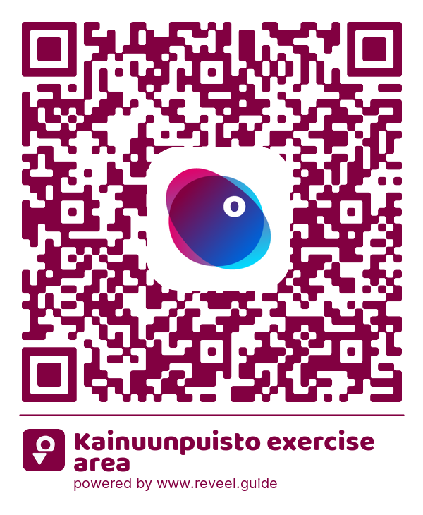 Image of the QR linking to the Kainuunpuisto exercise area