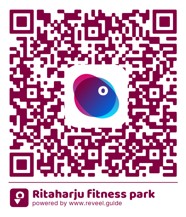Image of the QR linking to the Ritaharju fitness park
