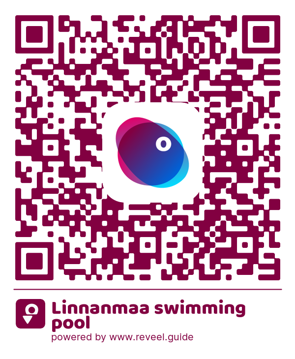 Image of the QR linking to the Linnanmaa swimming pool