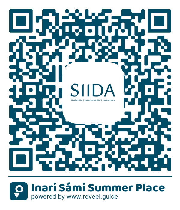 Image of the QR linking to the Inari Sámi Summer Place
