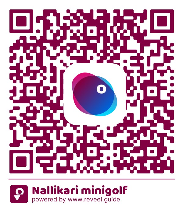 Image of the QR linking to the Nallikari minigolf