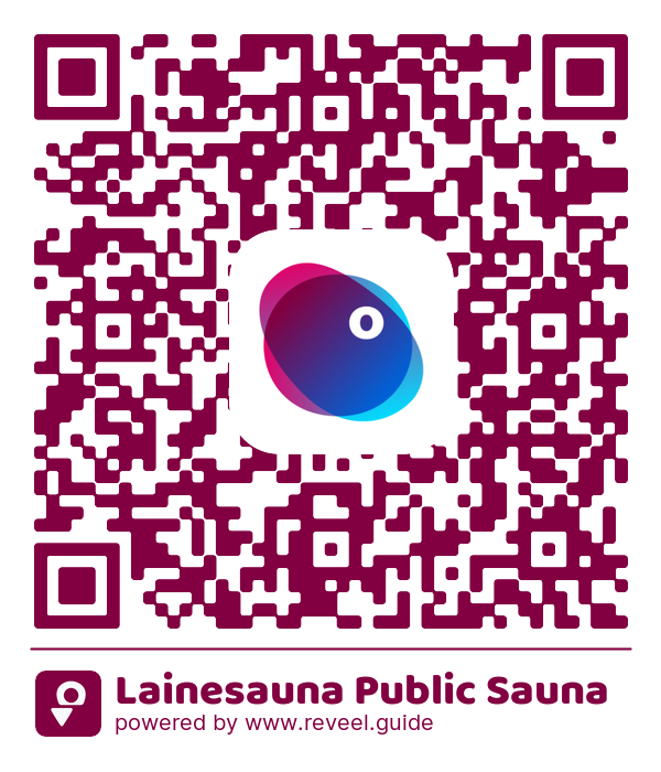 Image of the QR linking to the Lainesauna Public Sauna