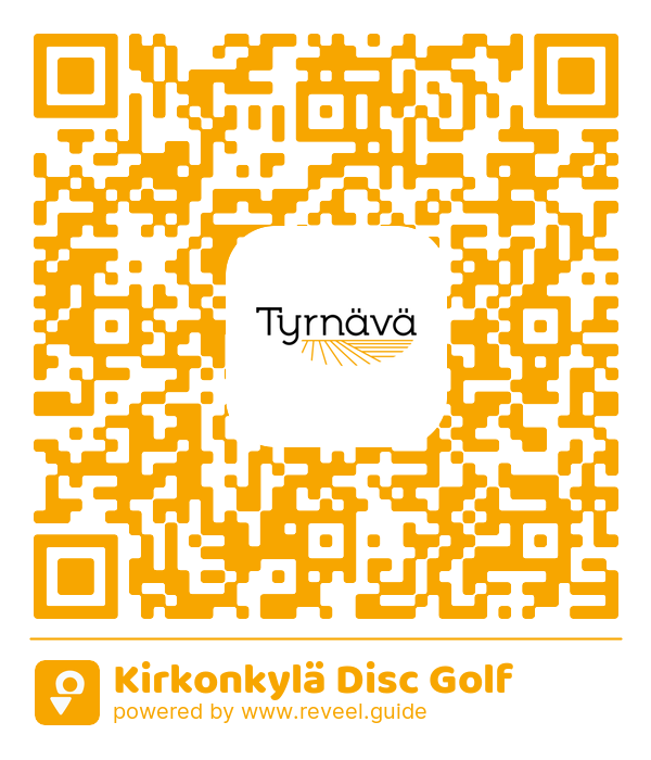 Image of the QR linking to the Kirkonkylä Disc Golf