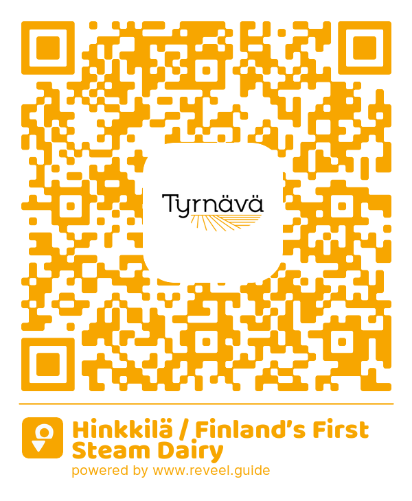 Image of the QR linking to the Hinkkilä / Finland’s First Steam Dairy
