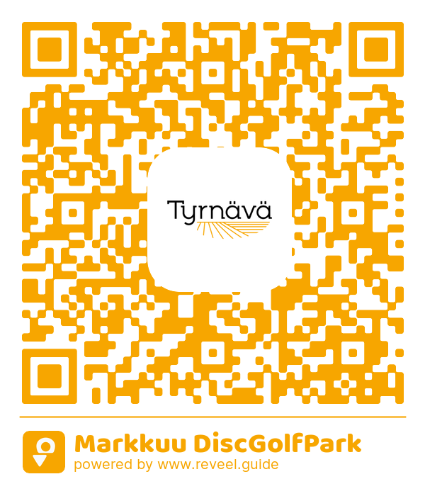 Image of the QR linking to the Markkuu DiscGolfPark