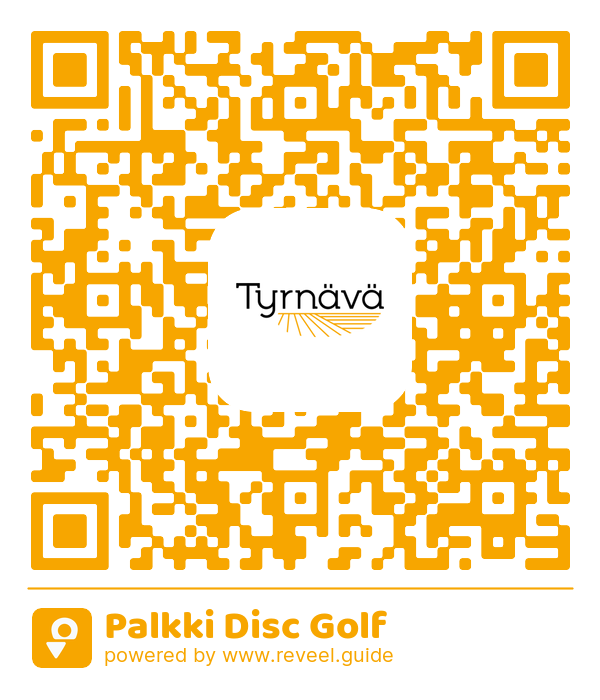 Image of the QR linking to the Palkki Disc Golf