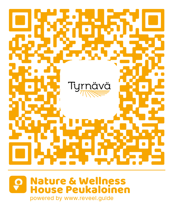 Image of the QR linking to the Nature & Wellness House Peukaloinen