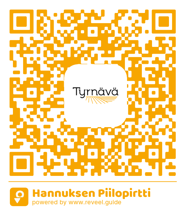 Image of the QR linking to the Hannuksen Piilopirtti