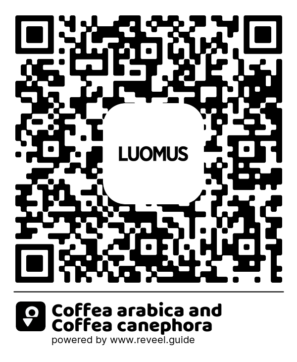 Image of the QR linking to the Coffea arabica and Coffea canephora