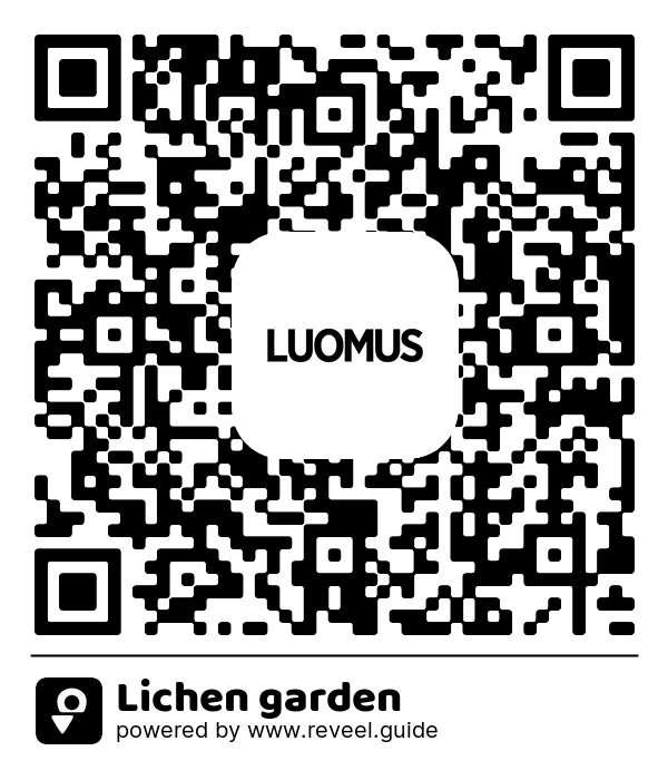 Image of the QR linking to the Lichen garden