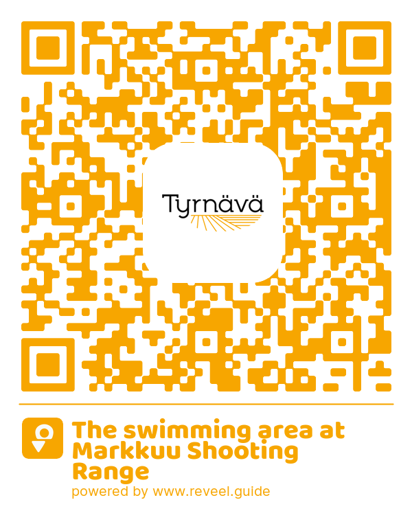 Image of the QR linking to the The swimming area at Markkuu Shooting Range