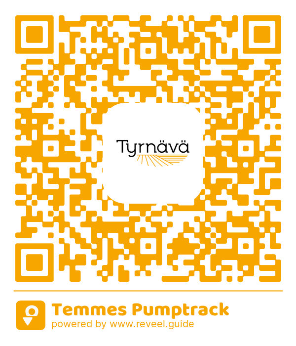 Image of the QR linking to the Temmes Pumptrack