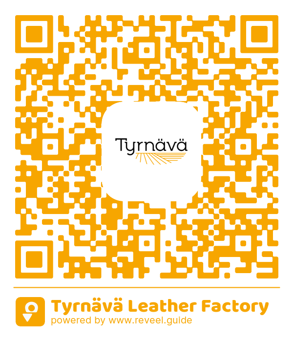Image of the QR linking to the Tyrnävä Leather Factory
