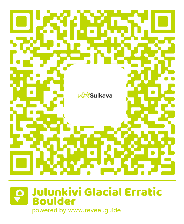 Image of the QR linking to the Julunkivi Glacial Erratic Boulder