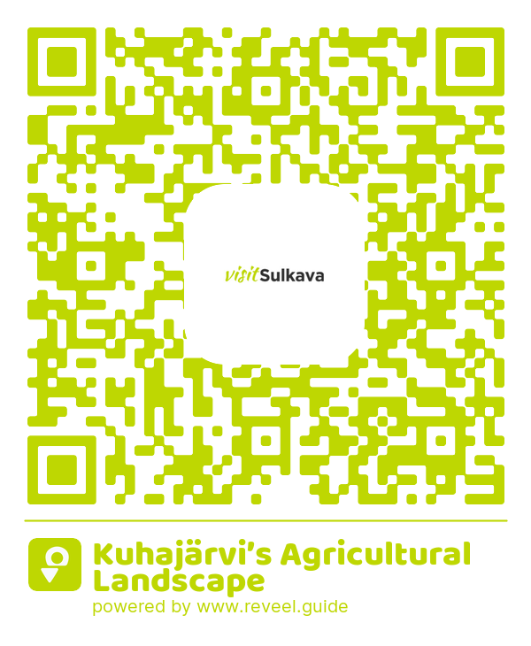 Image of the QR linking to the Kuhajärvi’s Agricultural Landscape